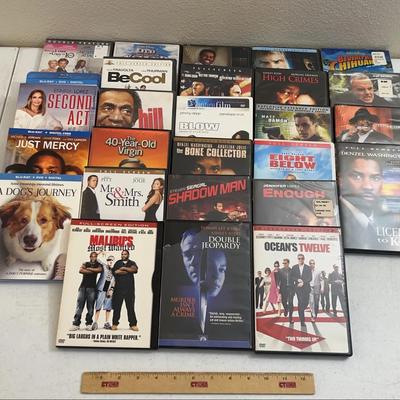 DVD Lot - Oceans Twelve, License To Kill, A Dogs Journey & More