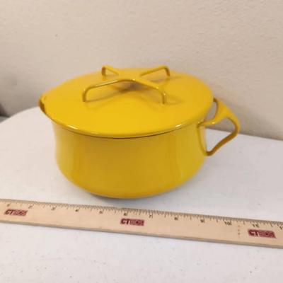 Vintage Dansk Kobenstyle Yellow Dutch Oven/Pot