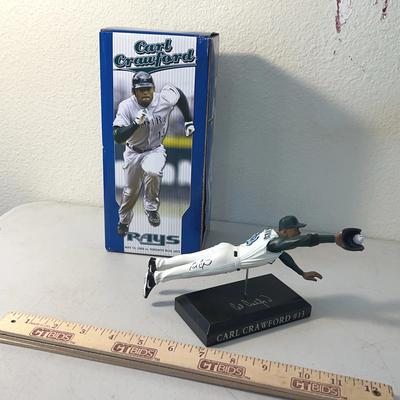 Signed Limited Edition Carl Crawford Stadium Figurine 