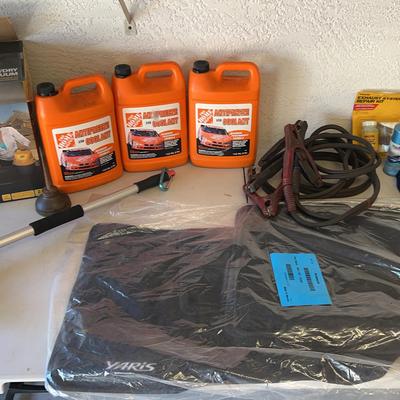 Automotive Lot - Wet/Dry Vacuum, Antifreeze & Coolant, Jumper Cables 