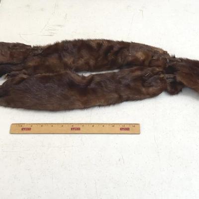 Real Mink 4 Full Body Stole, approx. 36-40"