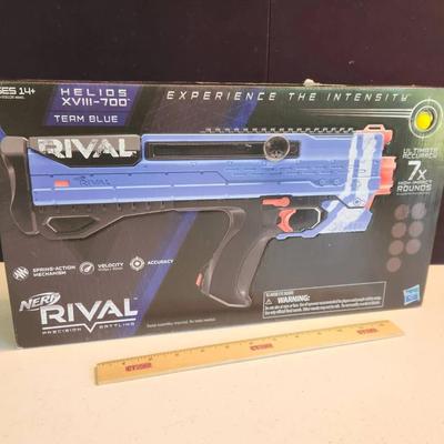 New Nerf Rival Helios XVIII-700 Team Blue Blaster