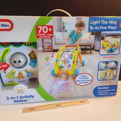 New in Box Little Tikes 3-in-1 Activity Walker 