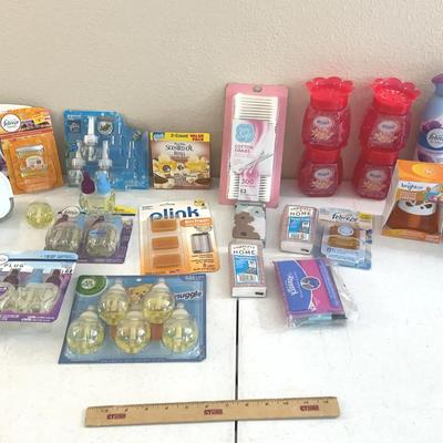 Air Freshener Lot - Febreeze Plug Ins, Wizard Air Freshener, Bright Air Purifier