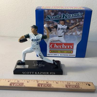 Signed Scott Kazmir Limited Edition Figurine 