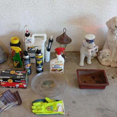 Yard & Garden - Dog Figures, Chemicals, Rock Lights, Gloves++