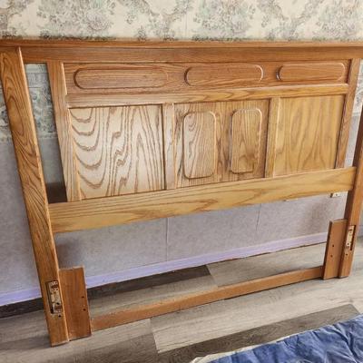 Vintage Solid Wood Queen Headboard - 65x48"