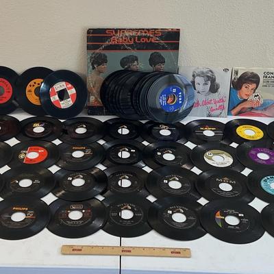 Huge Collection Of 45’s - Elvis, Shirrelles, 4 Seasons, Neil Sedaka, Perry Como++