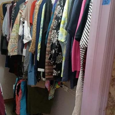 Huge 80 PC. Mostly Women's Clothing Lot - Many New, Many Vintage, Brand Names