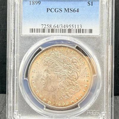1899 Morgan Dollar PCGS MS64
