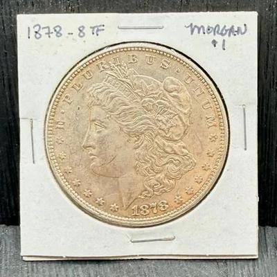1878 8TF Morgan Dollar 
