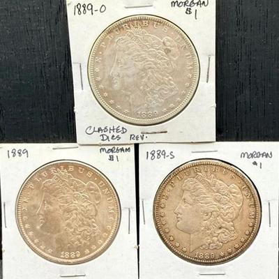 1889 P, O, And S Morgan Dollar 