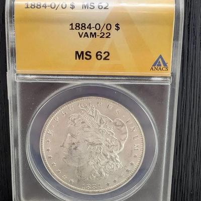 1894 O/O Morgan Dollar...ANACS MS62, VAM-22