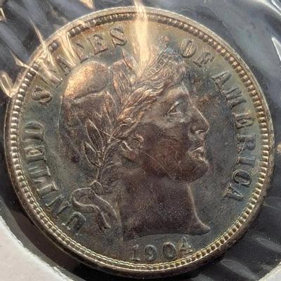 1904 Barber Dime