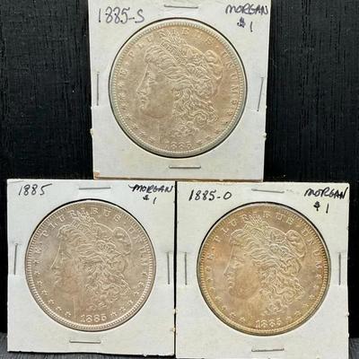 1885 P, O, And S Morgan Dollar