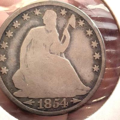 1854-O Seated Liberty Half Dollar
