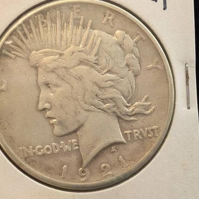 1921 Peace Dollar