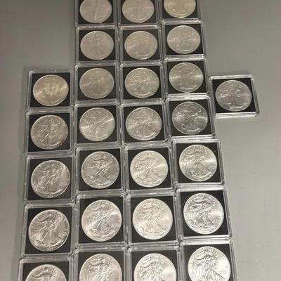 1986-2021 Uncirculated Silver Eagles 