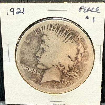 1921 Peace Dollar 
