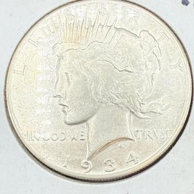 1934-S Peace Dollar 
