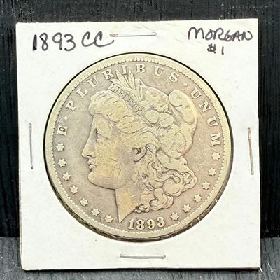 1893-CC Morgan Dollar 