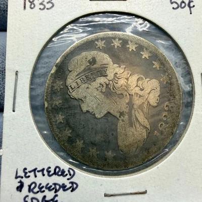 1833 Bust Half Dollar 