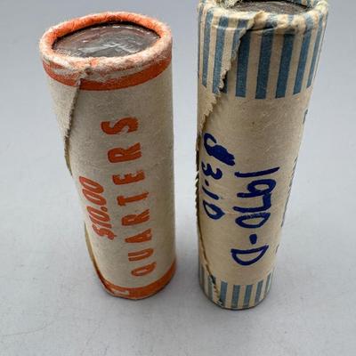 1970’s Quarter & Nickel Bank Rolls