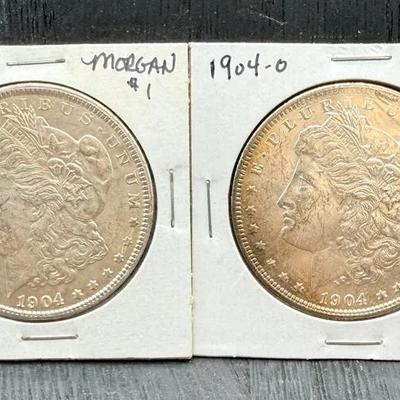1904 P And O Morgan Dollars 