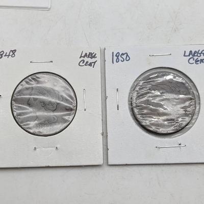 1848 & 1850 Large Cents