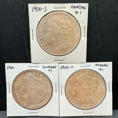 1900 P, O, And S Morgan Dollars 
