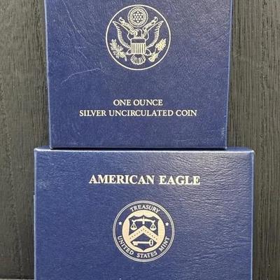 2012 Uncirculated And Proof Silver Eagles 