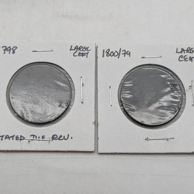 1798 & 1800/79 Large Cents