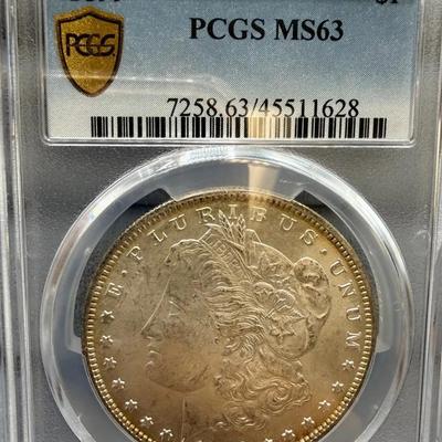 1899 Morgan Dollar PCGS MS63