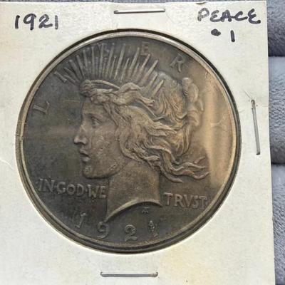 1921 Peace Dollar 