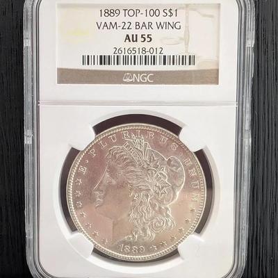 1899 Morgan Dollar...NGC AU55, VAM-22