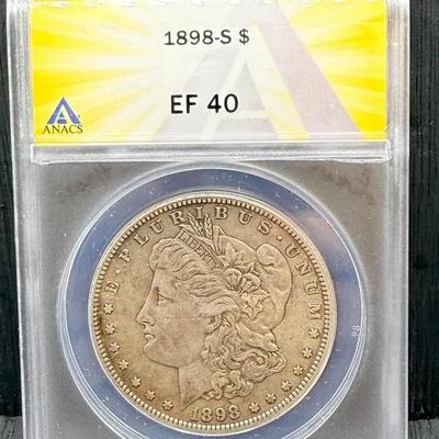 1898-S Morgan Dollar ANACS EF40