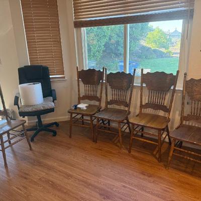 Sale Photo Thumbnail #7: Dining Chairs to go with the table

(we have TWO of these tables plus chairs)