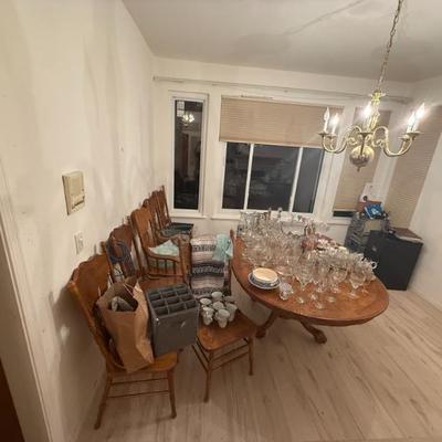 Sale Photo Thumbnail #8: picture of other table, crystal is NOT for sale.