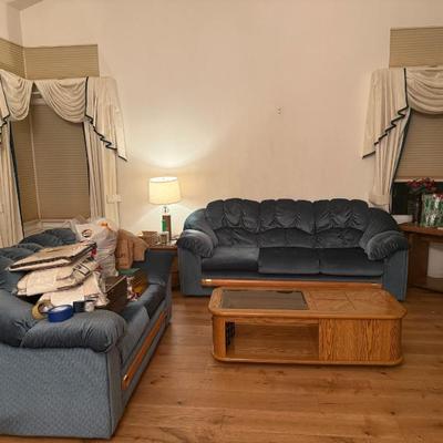 Sale Photo Thumbnail #12: sofas and coffee table, end tables