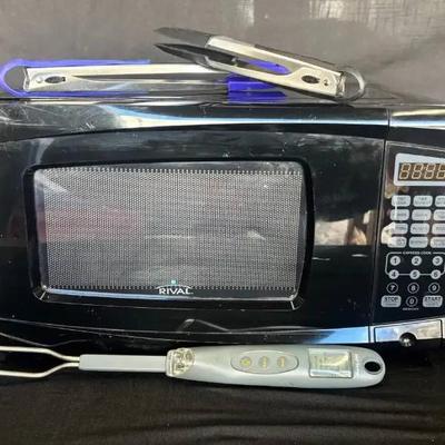Ct395 microwave tongs & digital cooking fork