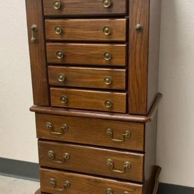 Ct354 standing jewelry storage cabinet