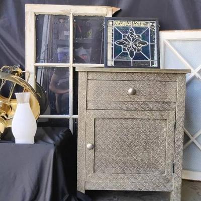 Ct329 vintage window art decor