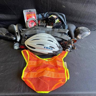 Ct314 cycling equipment set w bag and tactical light