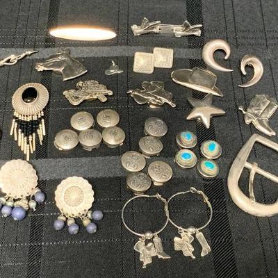 Ct383 western costume jewelry