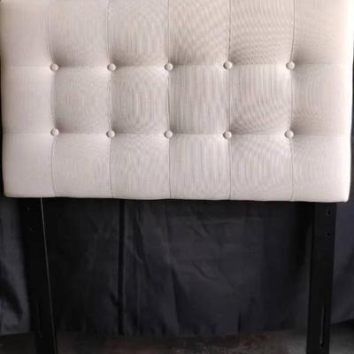 Ct341 white cloth headboard