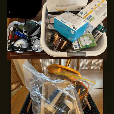 Mystery Hot Glue Gun, Nails, Light Bulbs, Flashlights, & More