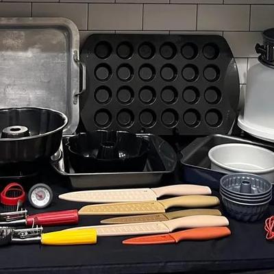 Baking Lovers Dream Assortment Of Pans, Baking Tools, And More!!