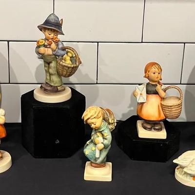 Collection Of Hummel Figurines And Plates 