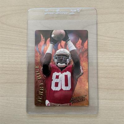Sale Photo Thumbnail #17: 1994 Action Packed Catching Fire#R1 Jerry Rice