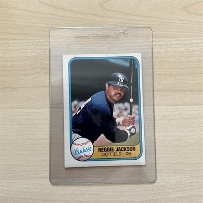 Sale Photo Thumbnail #33: 1981 Fleer #79 Reggie Jackson